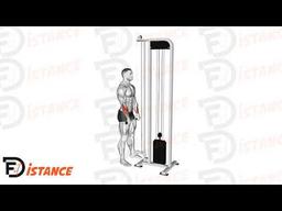 Exercice Flexion des poignets inversé à la poulie