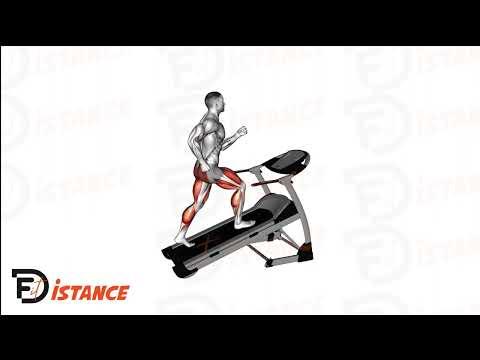 Marche inclinée sur tapis roulant