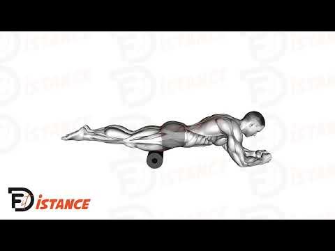 Massage des quadriceps au foam roller