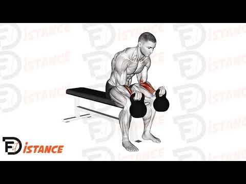 Curl de poignet avec kettlebell