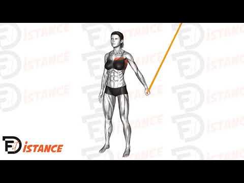 Adduction de l'épaule avec élastique