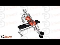Exercice Crunch obliques avec poids aux pieds