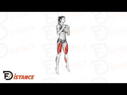 Squats sautés avec kettlebell