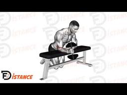 Exercice Curl poignet sur banc en prise neutre