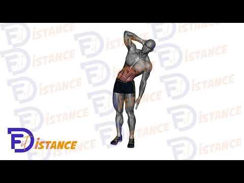 Étirement latéral avec bras tendu