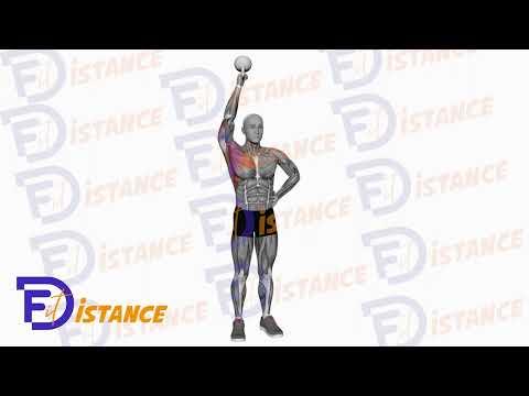 Développé épaules unilatéral avec kettlebell