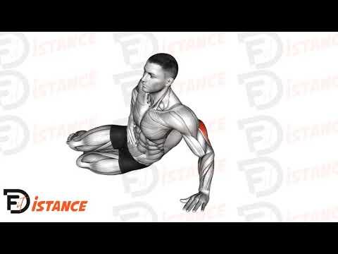 Pompes triceps sur le côté en unilatéral