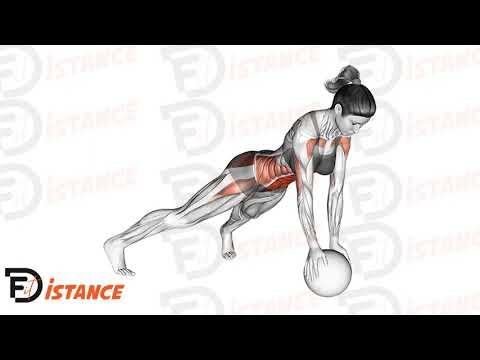 Planche dynamique sur medecine ball