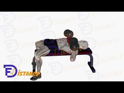 Développé couché avec haltères