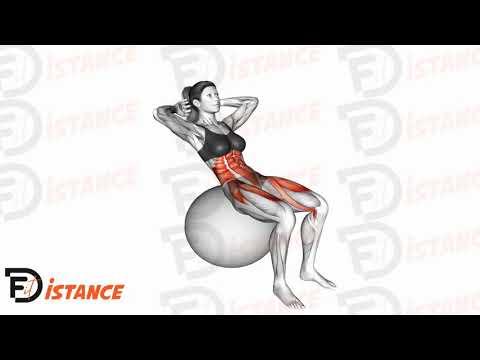 Sit-up sur ballon (Swiss Ball)