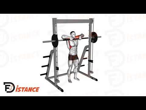 Tirage menton à la Smith machine (guidée)