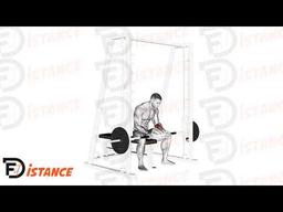 Exercice Curl de poignet assis à la guidée (Smith machine)