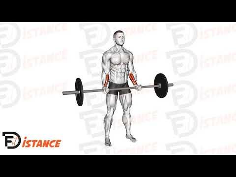 Flexion des poignets inversé à la barre
