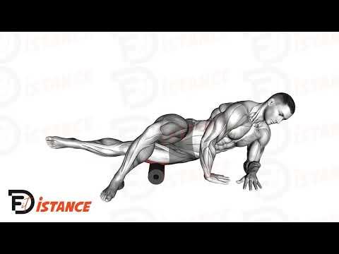Foam roller quadriceps externe