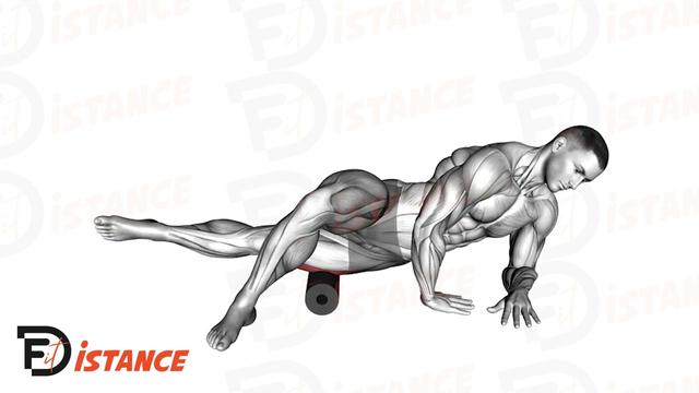 Foam roller quadriceps externe