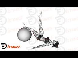 Exercice Extension de jambe unilatéral avec ballon (Swiss Ball)