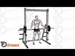 Exercice Shrugs prise large à la guidée (Smith machine)