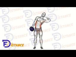 Exercice Inclinaisons latérales avec haltères