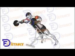Exercice Élévations en avant avec barre EZ et support au niveau de la poitrine