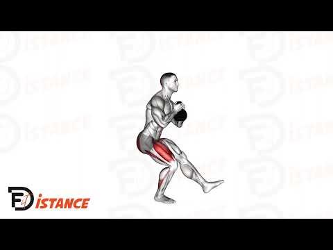 Squat pistol avec kettlebell