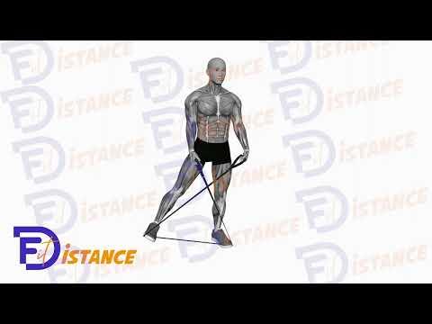 Abductions de hanche avec bande élastique