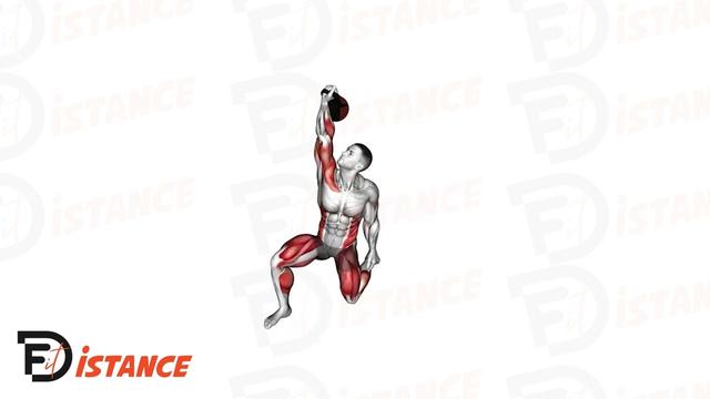 Levé turc avec kettlebell