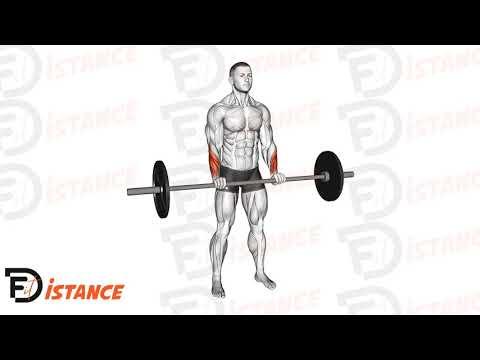 Flexion des poignets inversé à la barre