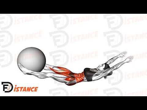 V-Up avec ballon (Swiss Ball)
