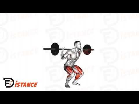 Squat sautés à la barre