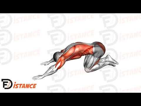 Pompes indiennes (Hindu push ups) à genoux