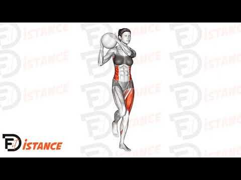 Russian twist à une jambe avec medecine ball