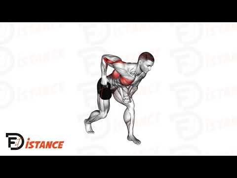 Tirage unilatéral avec kettlebell
