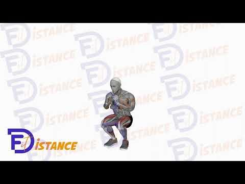 Squats goblet avec haltère