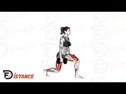 Exercice Fentes statiques avec haltères