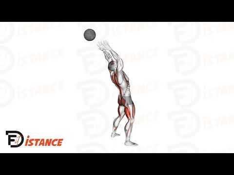 Lancer de médecine ball en arrière
