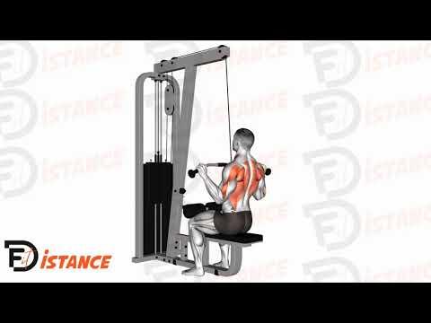 Tirage vertical à la barre prise pronation