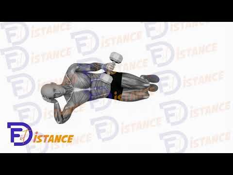 Rotation des avants-bras couché latéralement - Exercice Rotation des avants-bras couché latéralement en vidéo