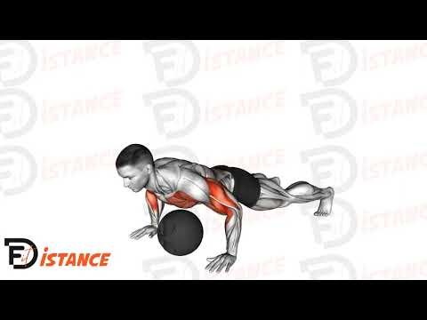 Pompes pliométriques avec medecine ball - Exercice Pompes pliométriques avec medecine ball en vidéo