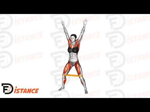 Jumping Jack avec élastique - Exercice Jumping Jack avec élastique en vidéo