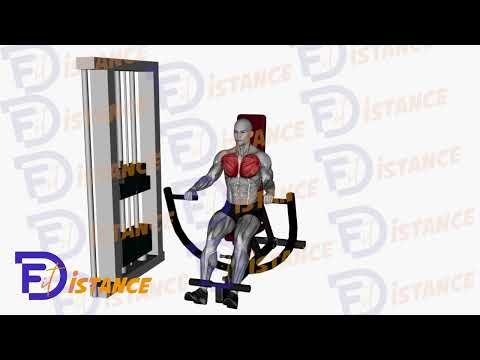 Développé horizontal décliné à la machine - Exercice Développé horizontal décliné à la machine en vidéo