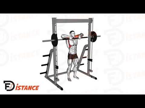 Tirage menton à la Smith machine (guidée) - Exercice Tirage menton à la Smith machine (guidée) en vidéo