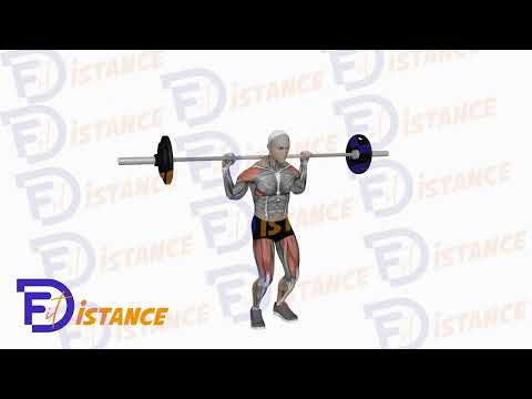 Développé militaire avec barre (derrière la tête) - Exercice Développé militaire avec barre (derrière la tête) en vidéo