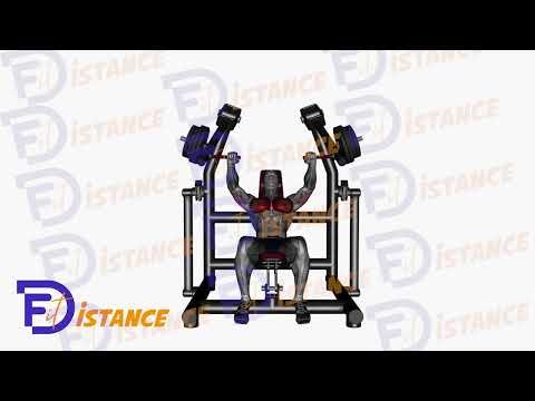 Développé horizontal assis incliné à la machine - Exercice Développé horizontal assis incliné à la machine en vidéo
