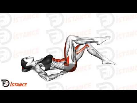 Touch toes en position allongée - Exercice Touch toes en position allongée en vidéo