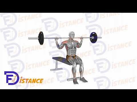 Développé assis avec barre (derrière la nuque) - Exercice Développé assis avec barre (derrière la nuque) en vidéo