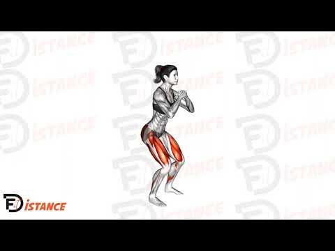 Squat pulse avec kickback - Exercice Squat pulse avec kickback en vidéo