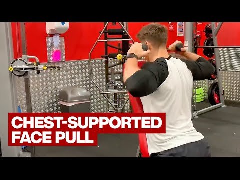 Tirage visage à la poulie en appui sur un banc - Exercice Tirage visage à la poulie en appui sur un banc en vidéo