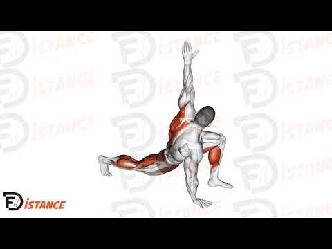 Ouverture de hanche statique en rotation main au sol (échauffement) - Exercice Ouverture de hanche statique en rotation main au sol (échauffement) en vidéo